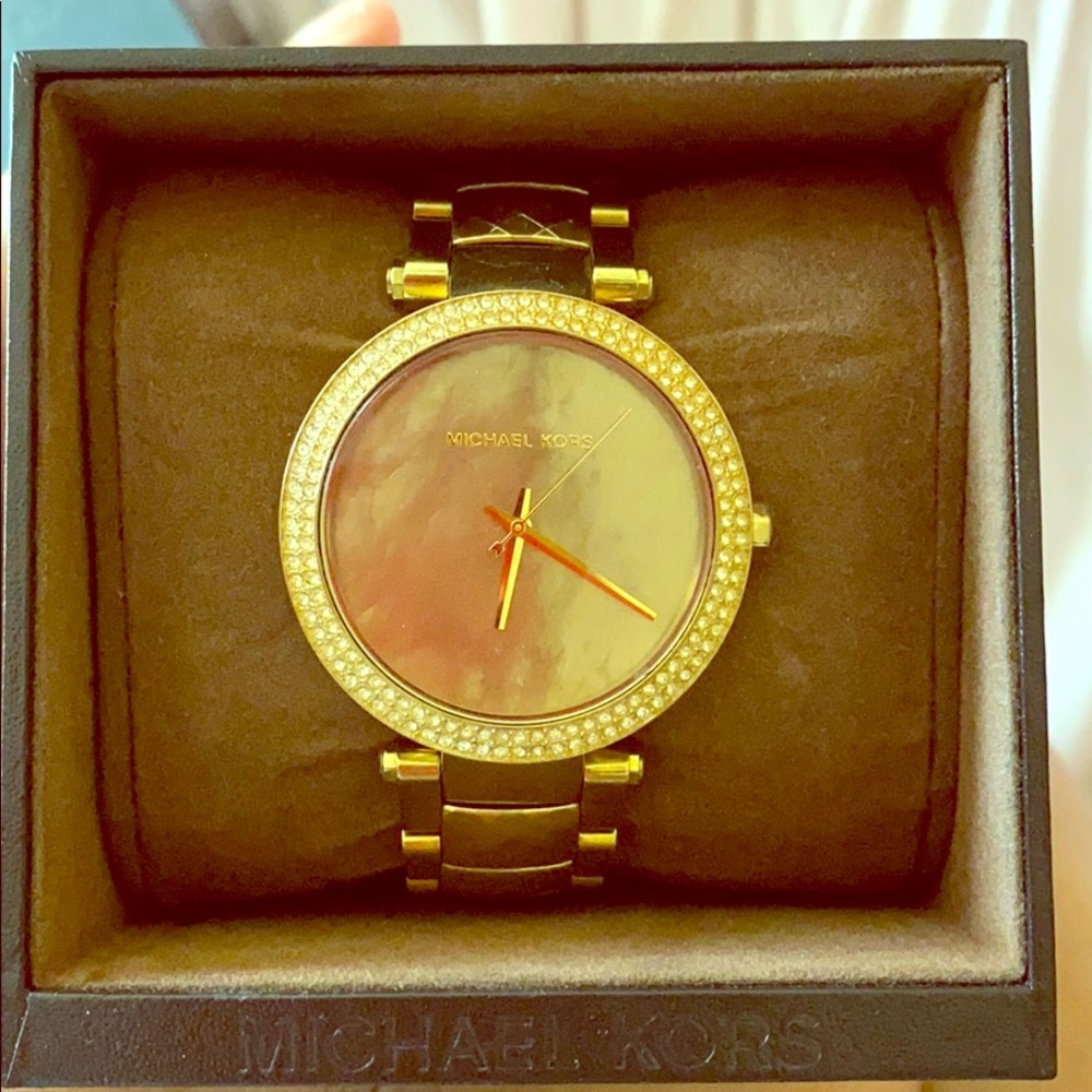 Gold Michael Kors women’s watch